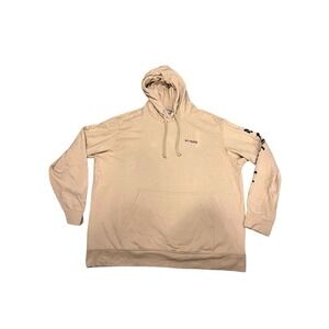 Columbia Viewmont‎ II Logo Adult Men's Delta Tan Brown Pullover Hoodie Sz 2XL